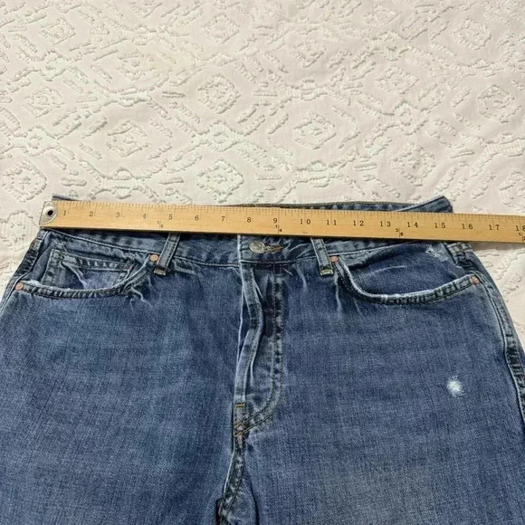 We The Free Women’s Frayed Hem Button Fly Denim Jeans Size 28 Size 6 - Picture 9 of 13